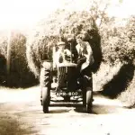 Farm tractor in 1940s