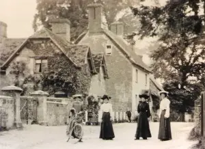 West Street outside the school gates
