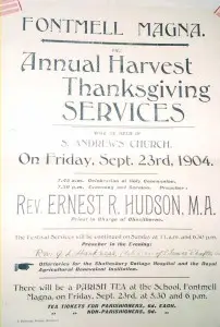 Annual Harvest Thanksgiving poster
