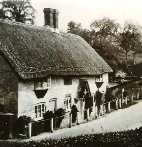 Three cottages opposite to the chapel